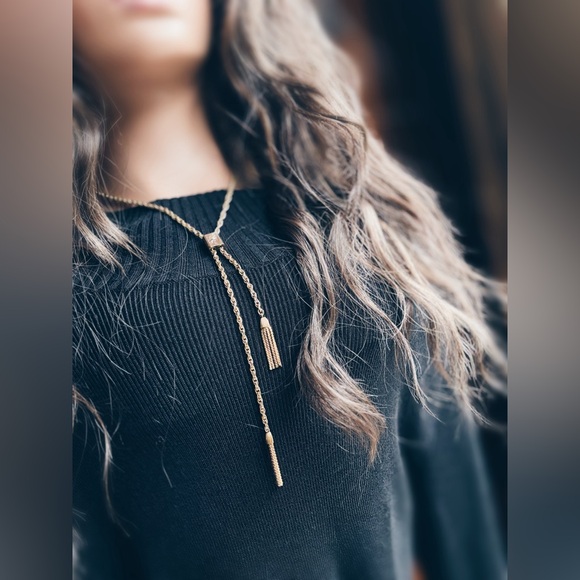 Necklace Vintage WRE Lariat - Picture 3 of 9